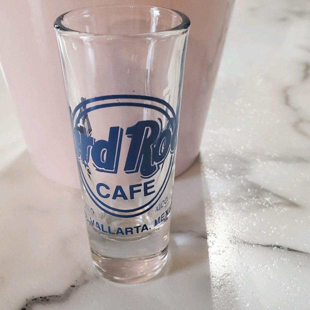 Hard Rock CAFE PTO. Vallarta Tall Shot Glass
